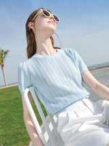 Sunlace Knit Tee
