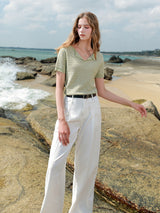 Shoreline Sage Knit Tee
