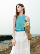 Aqua Whisper Knit Tank