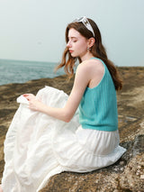Aqua Whisper Knit Tank