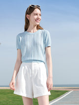 Sunlace Knit Tee