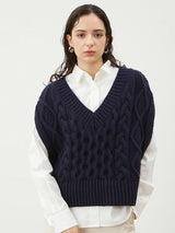 Urban Weave Knit Vest