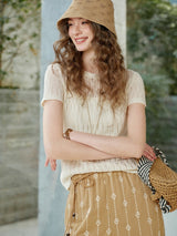 Breezy Knit Tee