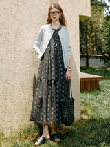 Bloom Eyelet Knit Cardigan