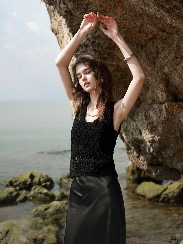 Midnight Crochet Tank