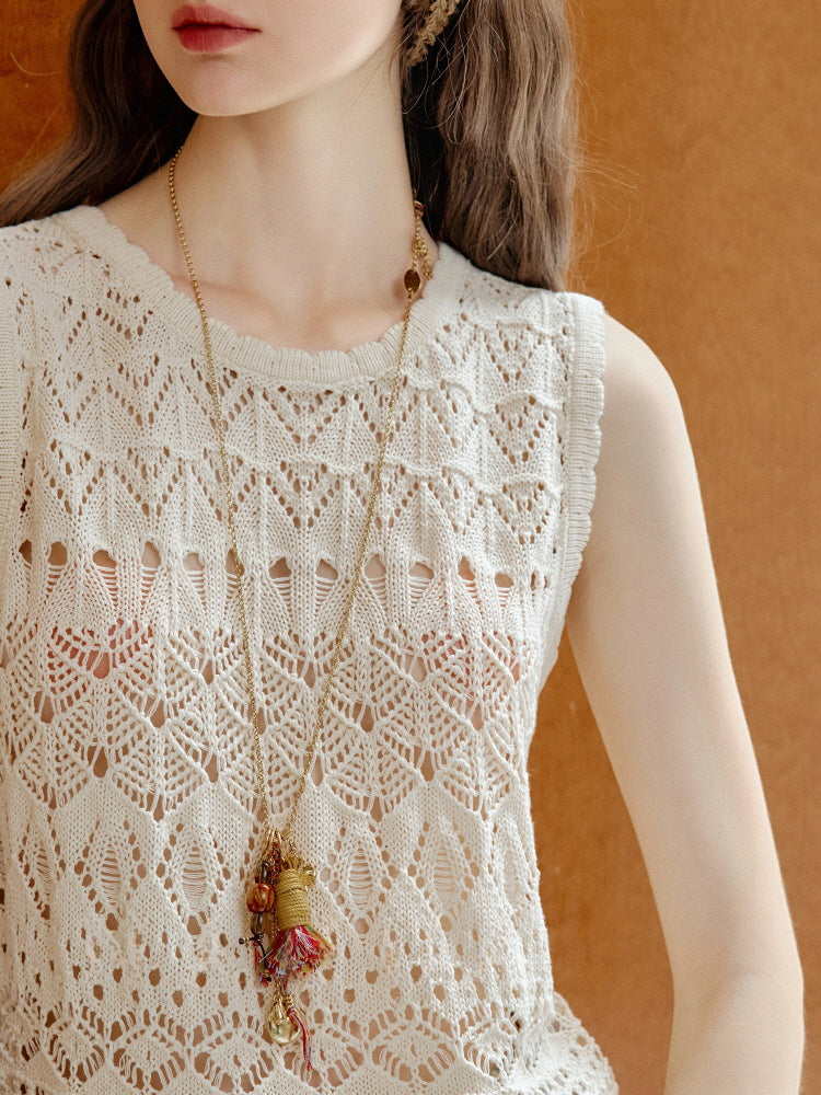 Sahara Crochet Tank