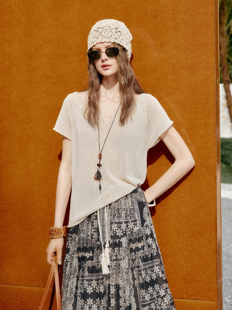 Solara Knit Tee