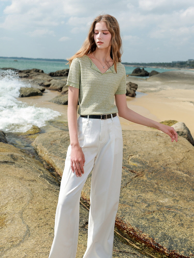 Shoreline Sage Knit Tee