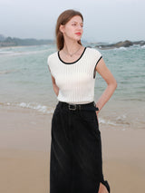 Tide Trim Knit Tank