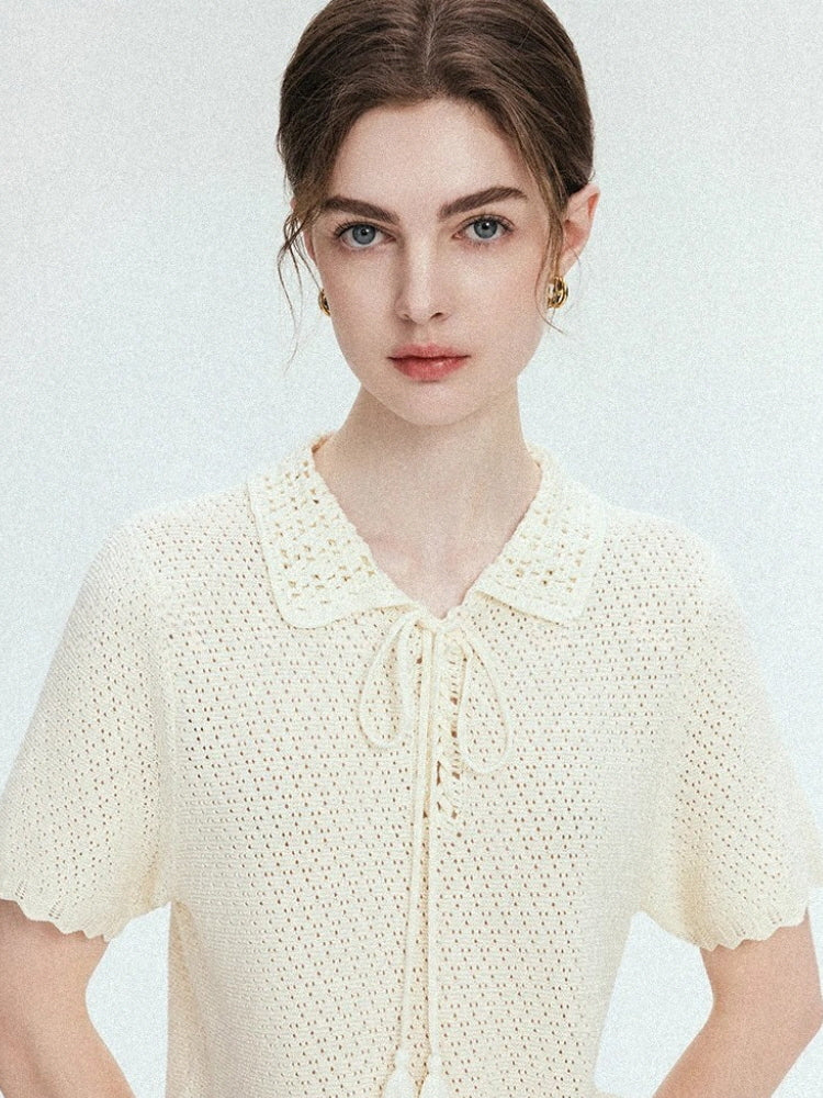 Lacebell Knit Blouse