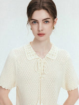 Lacebell Knit Blouse