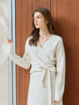 Whisper Wrap Knit Top