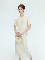 Lacebell Knit Blouse