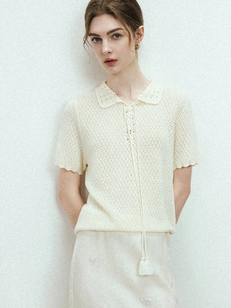 Lacebell Knit Blouse