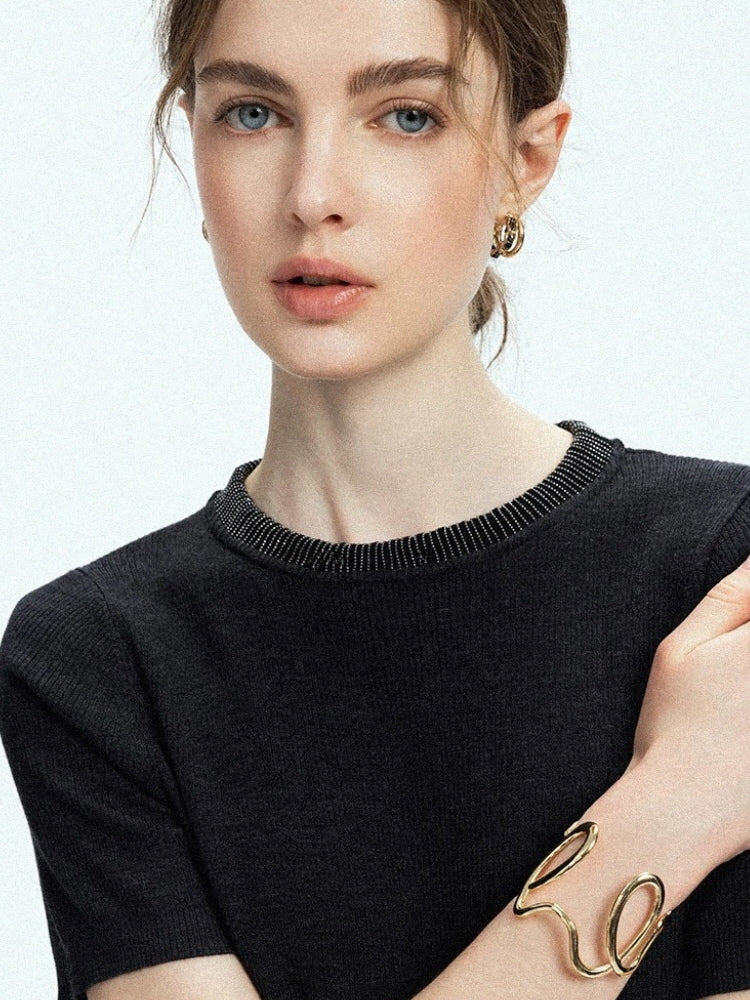 Contour Knit Tee