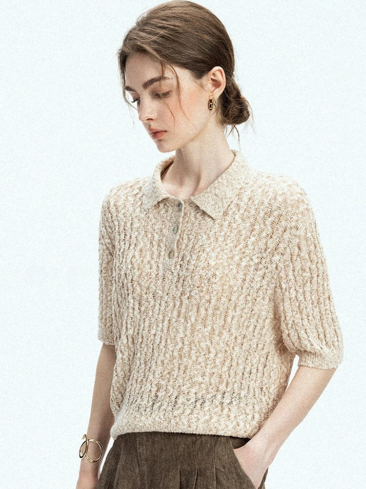 Pebble Stitch Polo