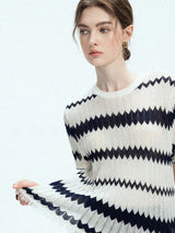 Zigline Knit Tee