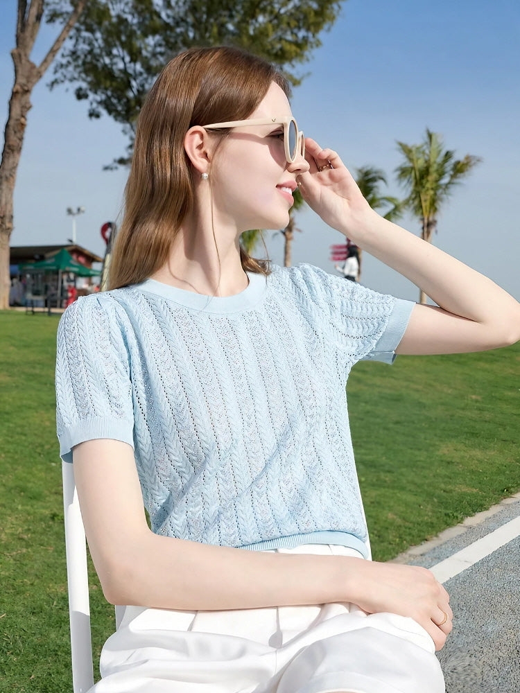 Sunlace Knit Tee