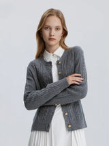 Refined Cable Cardigan