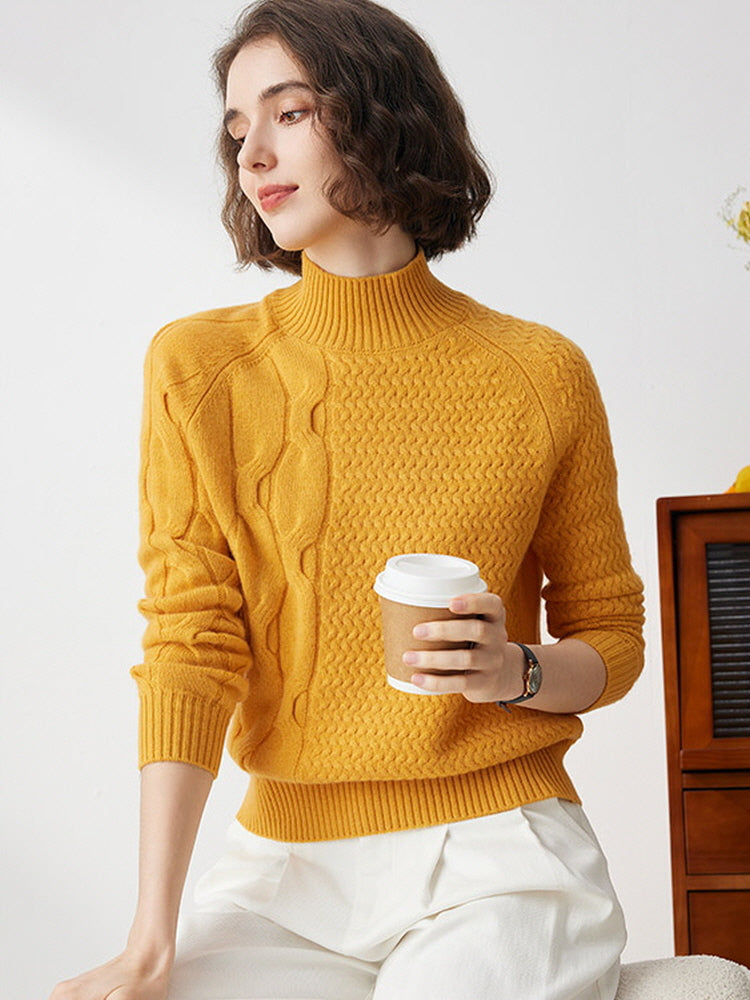 Cable Knit Turtleneck