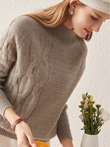 Cable Knit Turtleneck