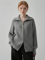 Ribbed Knit Jacket