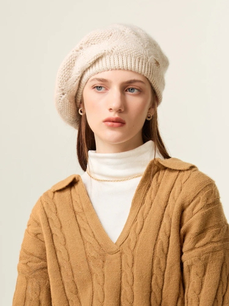 Leaf Lace Beret