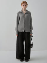Ribbed Knit Jacket
