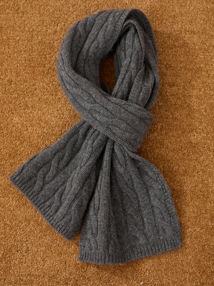 Cable Mist Scarf