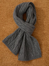 Cable Mist Scarf