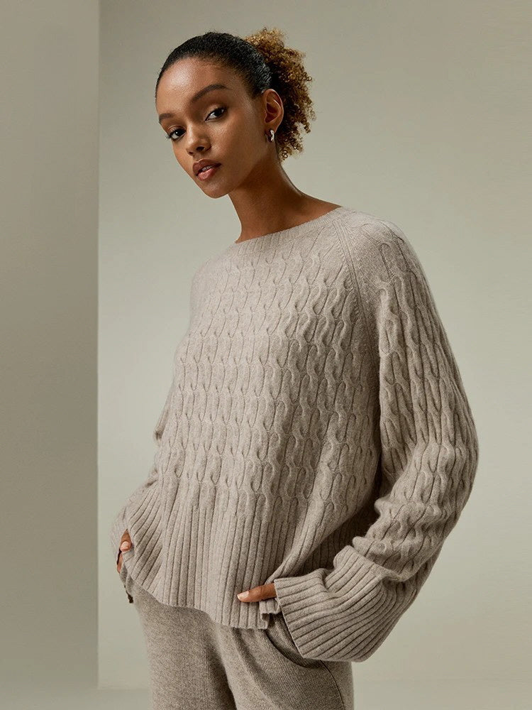 Luxe Cable Knit Sweater