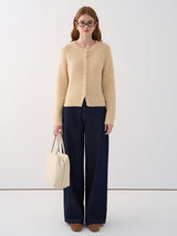 Soft Ribbed Knit Cardigan
