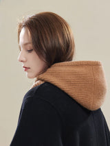 Hooded Knit Scarf