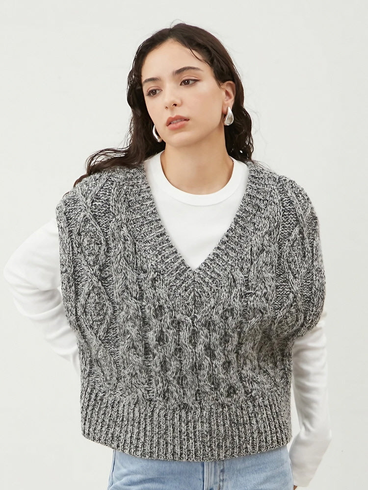 Urban Weave Knit Vest