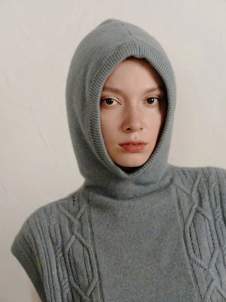 Slate Blue Hooded Vest