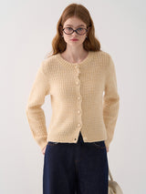 Soft Ribbed Knit Cardigan