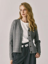 Line Knit Cardigan
