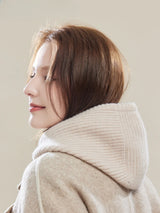 Hooded Knit Scarf