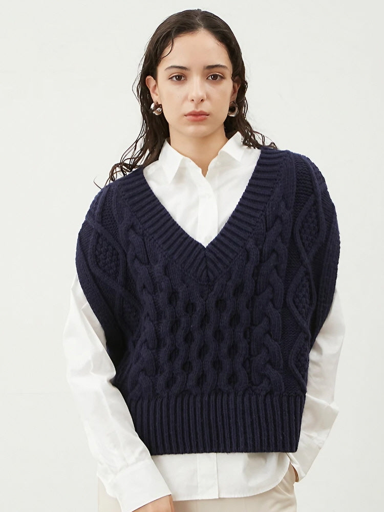 Urban Weave Knit Vest