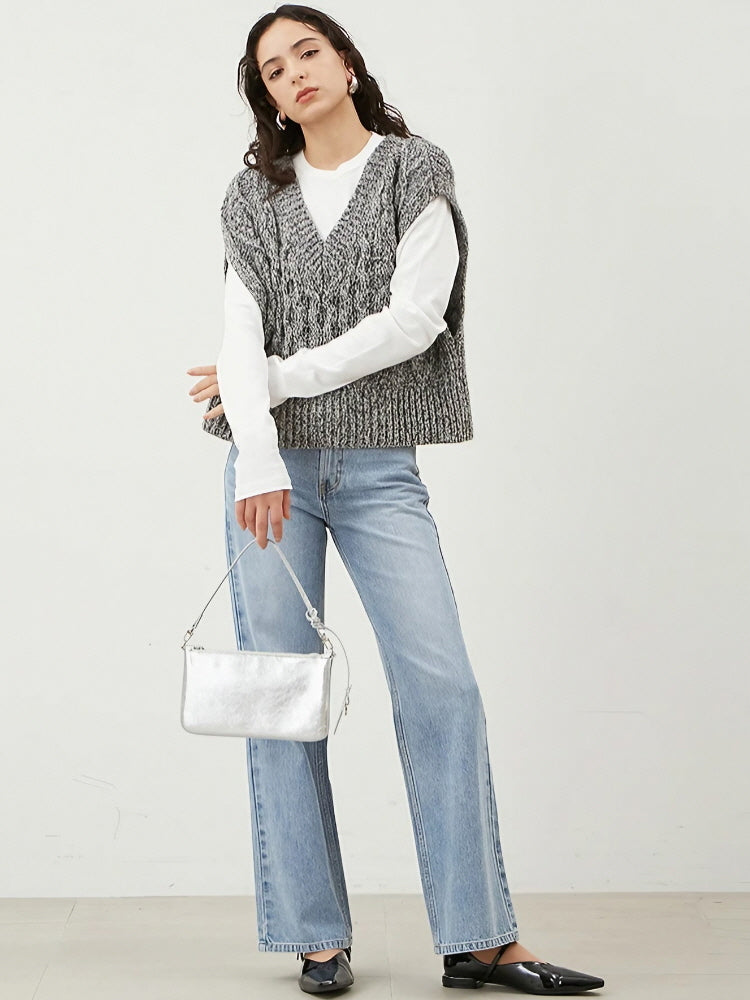 Urban Weave Knit Vest
