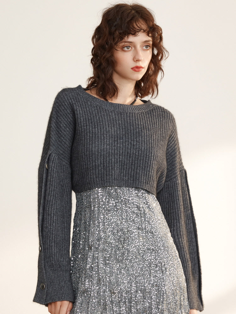 Sleek Crop Knit