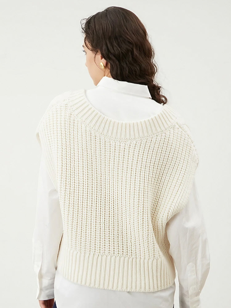 Urban Weave Knit Vest