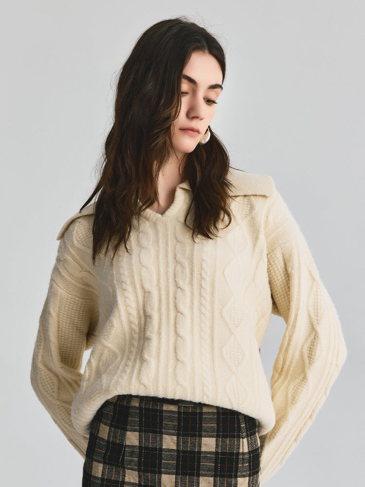 Aurora Cable Sweater