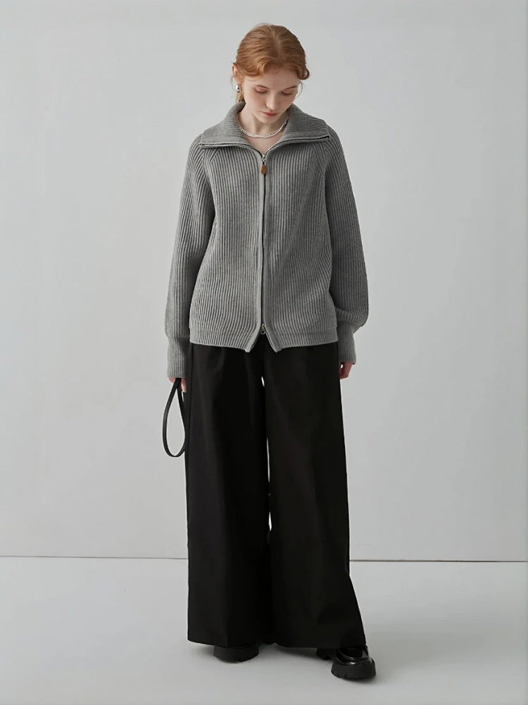 Ribbed Knit Jacket