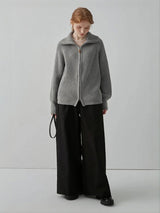 Ribbed Knit Jacket