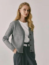Line Knit Cardigan