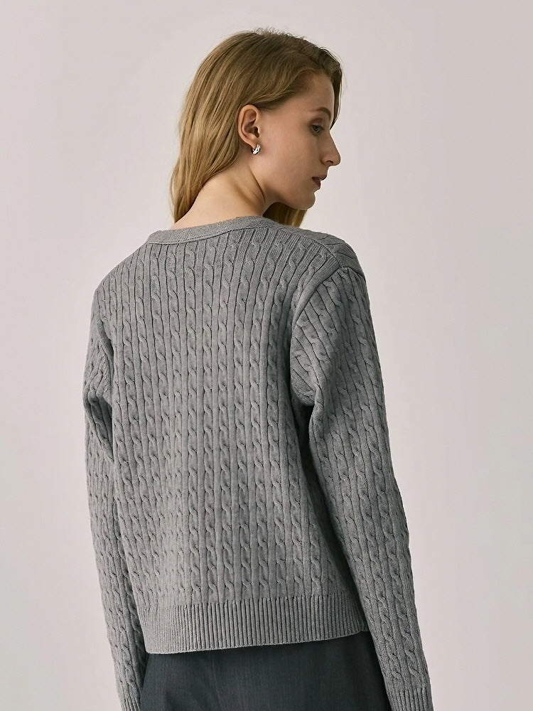 Line Knit Cardigan
