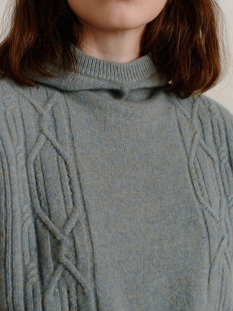 Slate Blue Hooded Vest
