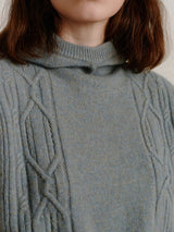 Slate Blue Hooded Vest