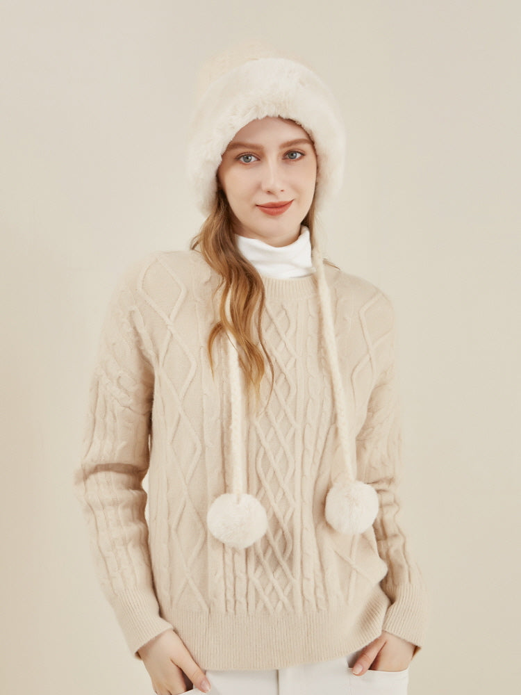 Fur Trim Hat